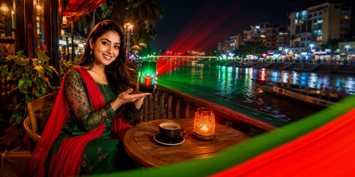 কুমিল্লায় বেটিং উত্তেজনা — লাল সবুজ থিমে লাইভ গেমিং মুহূর্ত