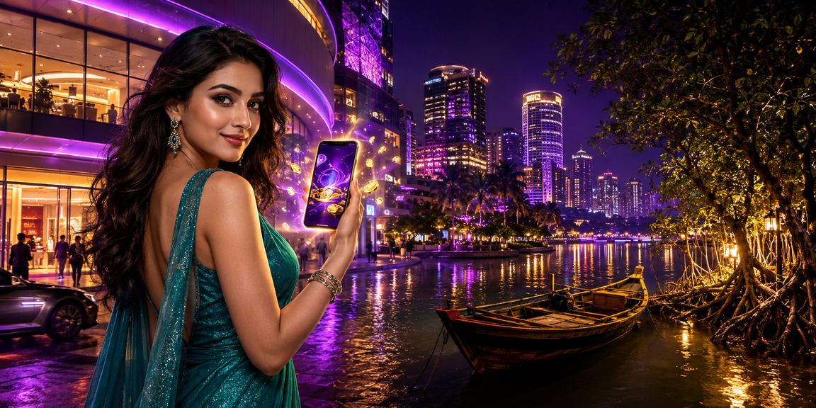 ঢাকায় ace 44 জ্যাকপট নিয়ন আলোয় উজ্জ্বল গেমিং পরিবেশ