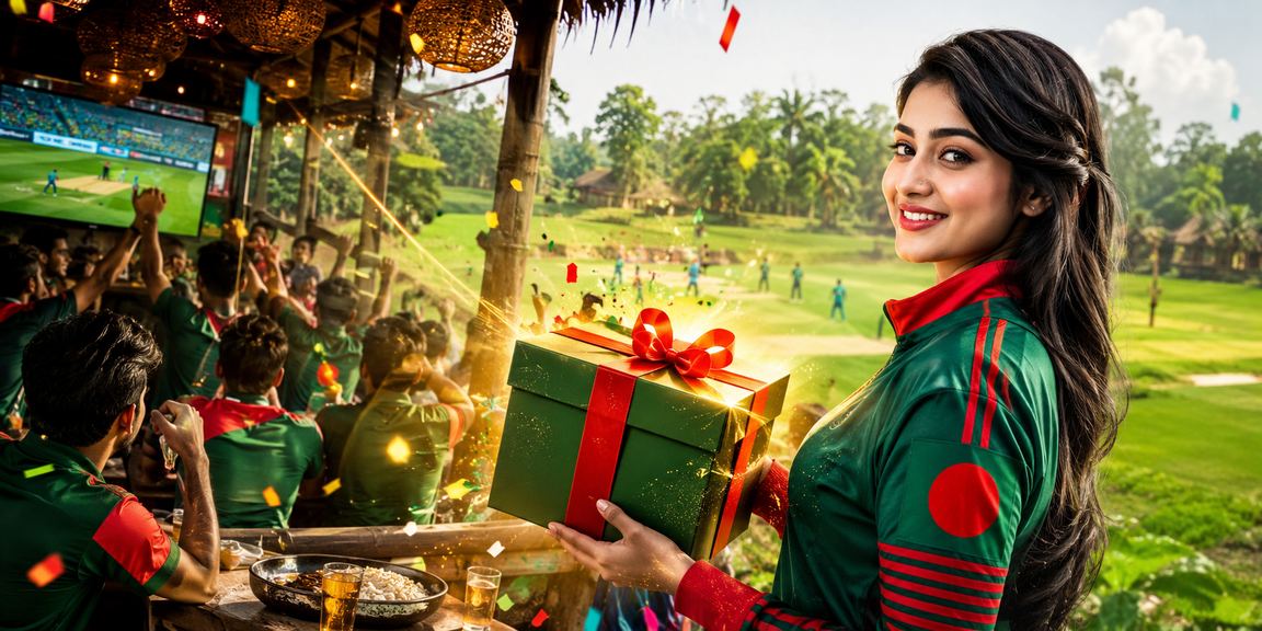 গাজীপুরে ক্রিকেট বেটিং — বাংলাদেশি মডেলের সাথে স্পোর্টস বেটিং দৃশ্য