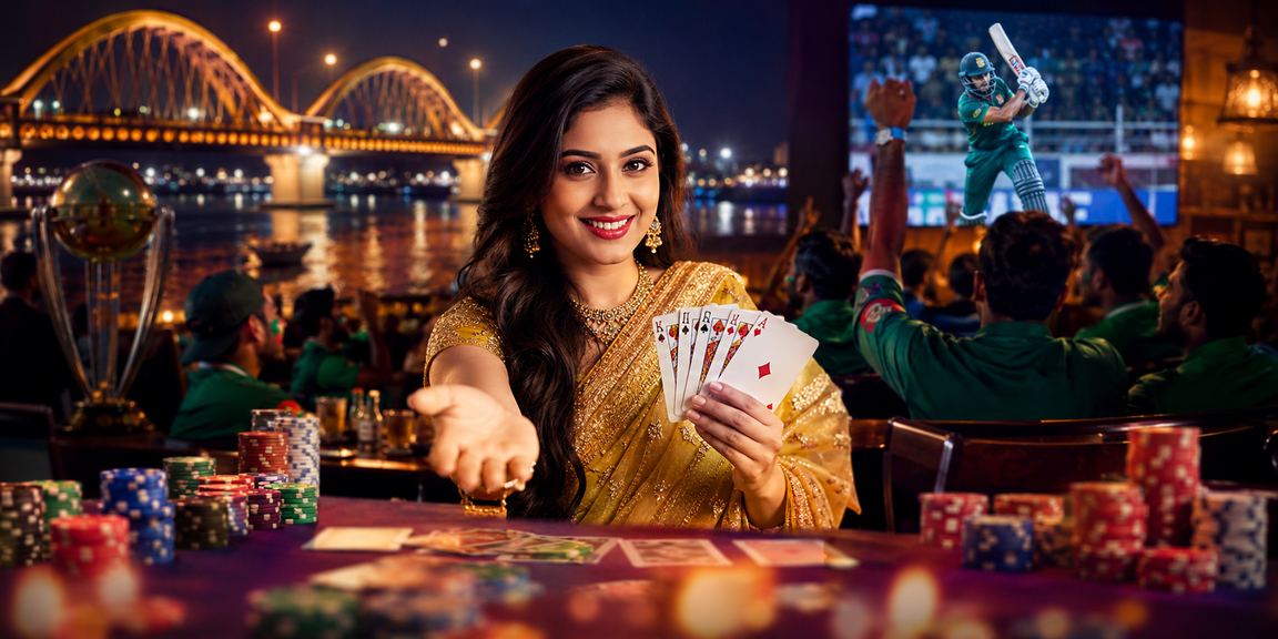 রাজশাহীতে ক্রিকেট বেটিং দৃশ্য — শাড়িতে নারী দর্শক ও স্পোর্টস উত্তেজনা